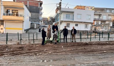 Bismil’de yeşillendirilecek alanlar hazırlanıyor