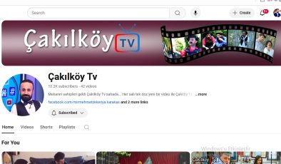 Çakılköy TV küllerinden yeniden doğuyor