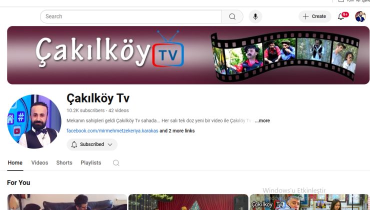 Çakılköy TV küllerinden yeniden doğuyor