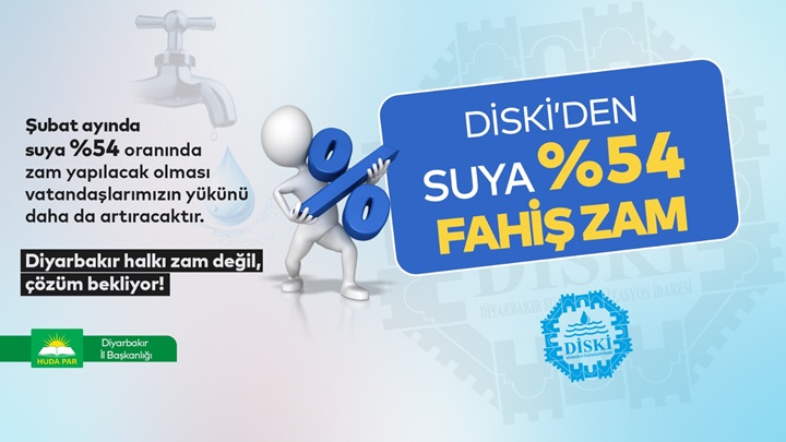 HÜDAPAR:Diyarbakır Halkı, Zam Değil, Çözüm Bekliyor!
