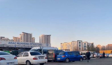 Yılın son günü araç muayene istasyonuna akın ettiler