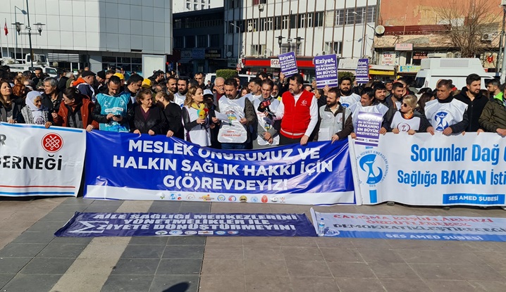 Hekimler Dağkapı meydanından seslendi