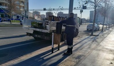 Şehrin girişlerinde temizlik çalışması