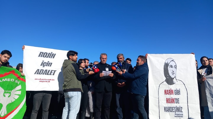 Üniversite öğrencileri Rojin için bir araya geldi