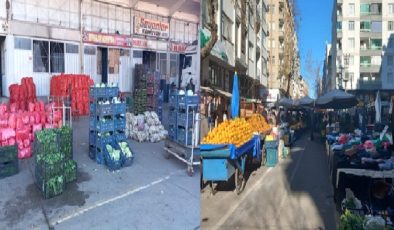 Ürünler halde kaldı