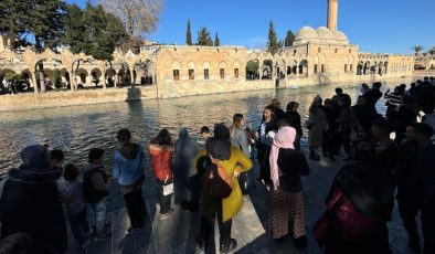 Balıklıgöl’de yarıyıl tatili yoğunluğu