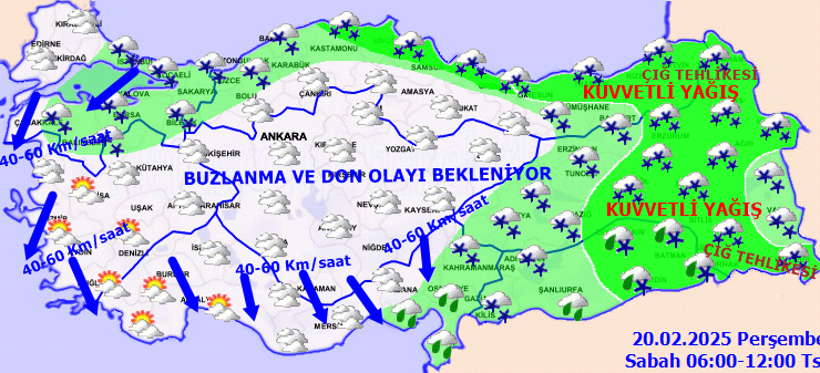 Diyarbakır’da kar ve yağmur etkisini gösterecek