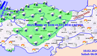 Diyarbakır’da 10 Şubat’ta yağış bekleniyor