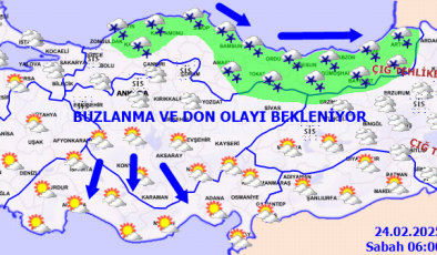 Diyarbakır ve ilçelerinde sert soğuklar etkisini sürdürüyor