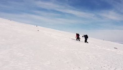 Tunceli’de dağcılar 13 km’lik kış rotası oluşturdu