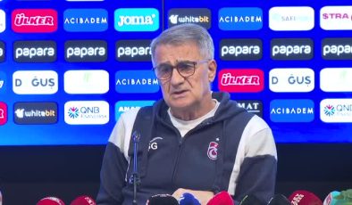 Şenol Güneş, basın toplantısında: Trabzonspor pes etmeyecek