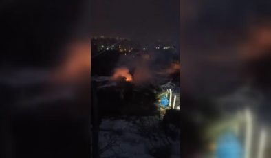 Ahırda çıkan yangında 25 küçükbaş hayvan telef oldu