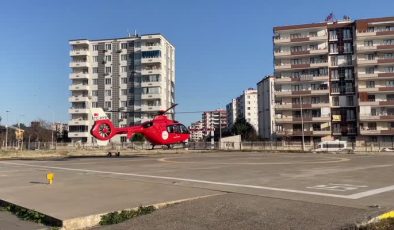 Ambulans helikopter Kulp’ta kalp krizi hastası için havalandı