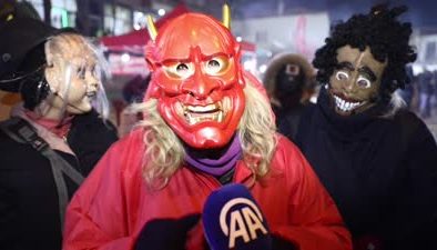 Keşan’da Bocuk geleneği korku ve eğlenceyi buluşturdu