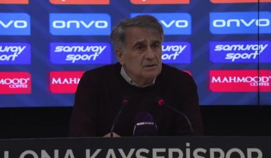 Şenol Güneş: Kendi oyunumuzun altında kaldık, üzgünüz