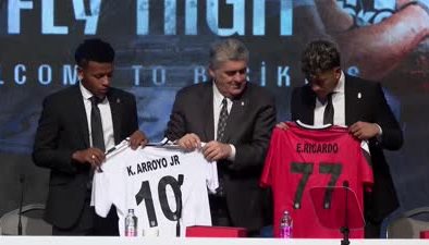 Beşiktaş, Keny Arroyo ve Elan Ricardo için imza töreni düzenledi