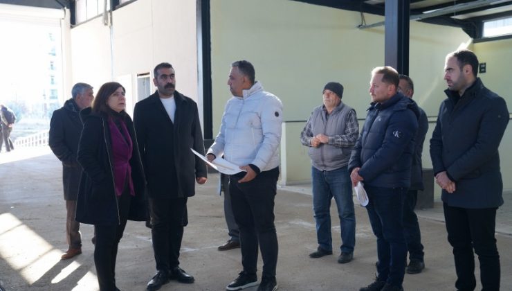 Büyükşehir Eş Başkanları belediye alanlarını inceledi