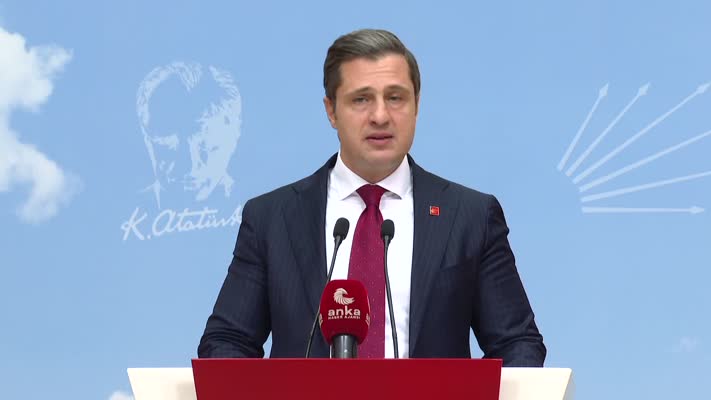 CHP Sözcüsü Yücel, MYK gündemine ilişkin basın toplantısı düzenledi