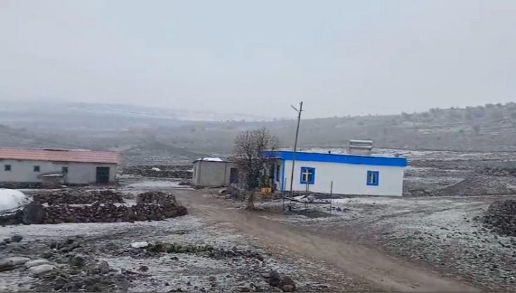 Çermik’te kar yağışı etkili oldu, ekipler teyakkuzda