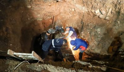 DİSKİ, Bağcılar Mahallesi’ndeki su arızasını giderdi