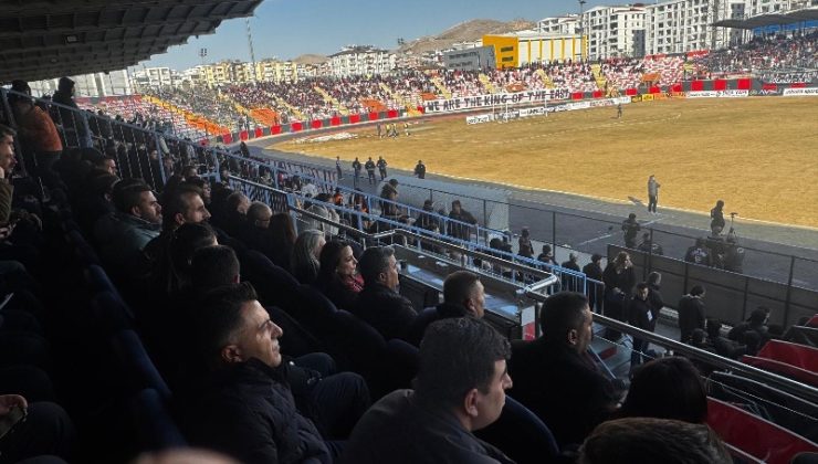 Diyarbakır eş başkanları Vanspor maçını tribünden izledi