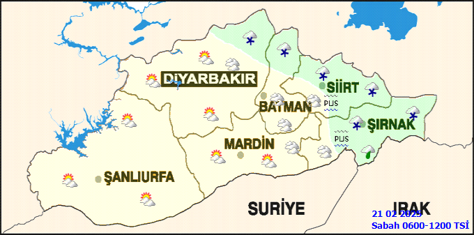 Diyarbakır ve ilçelerinde soğuk hava etkisini sürdürüyor