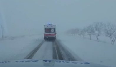 Elazığ’da kar nedeniyle 162 yerleşim yerine ulaşım sağlanamıyor