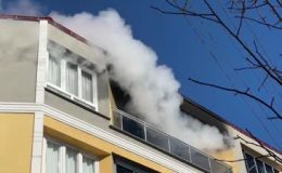 Evde çıkan yangında 1 kişi hayatını kaybetti