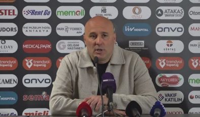 Alanyaspor, Hatayspor’a yenildi, Sami Uğurlu’dan çarpıcı açıklamalar