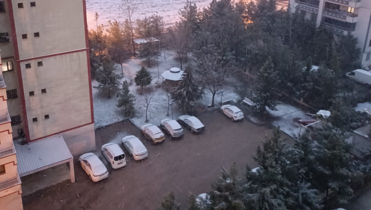 Beklenen kar yağışı başladı