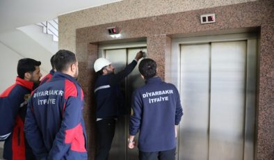 İtfaiye personeline ‘asansörde kurtarma’ eğitimi