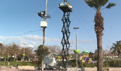 İzmir’e konuşlandırılan “mobil siren sistemi” faaliyete geçti