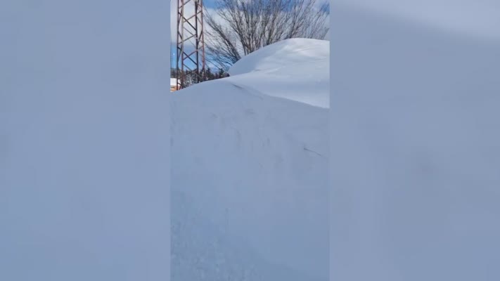 Şalpazarı’nda kar kabusu: Ev tamamen kar altında kaldı