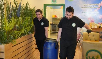 4.5 ton bitkisel atık yağ toplandı