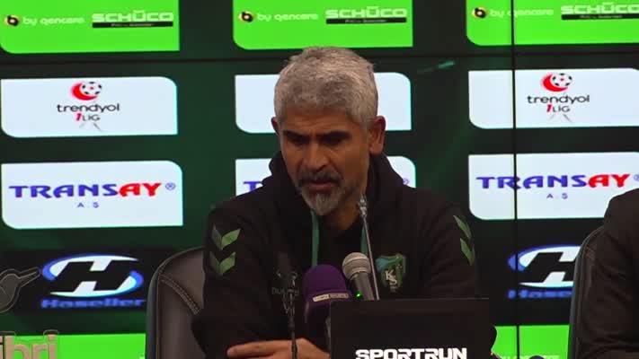 Kocaelispor-Amed Sportif Faaliyetler maçının ardından