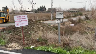 Hatay’da kuş gribi tespit edilen mahalle karantinaya alındı