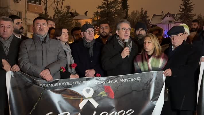 Malatya’da 6 Şubat depreminde yaşamını yitirenler anıldı