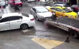 Pendik’te otomobilinin dikiz aynasını kırdığı için motosikletliyi ezen sürücü adliyede