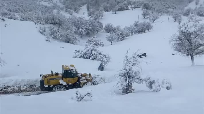 Şırnak’ta kar yağışı etkisini artırdı, köy yolları kapandı