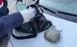 Tarihi eser operasyonunda Bizans dönemine ait levha ele geçirildi