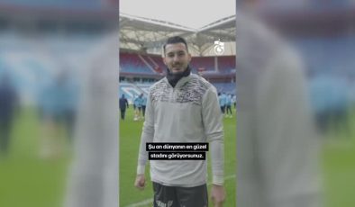 Trabzonspor’un kaptanı Uğurcan Çakır, taraftarı maça davet etti