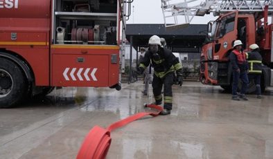 Diyarbakır OSB’de Yangın Tatbikatı Gerçekleştirildi