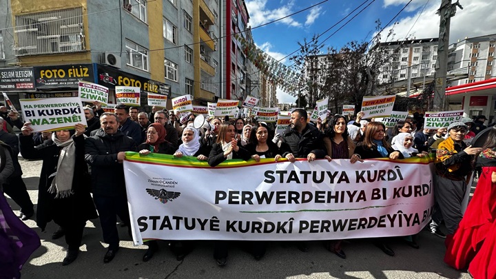Diyarbakır’da Anadil yürüyüşü