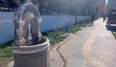 Diyarbakır’da Musluksuz Çeşme Tepkilere Neden Oldu