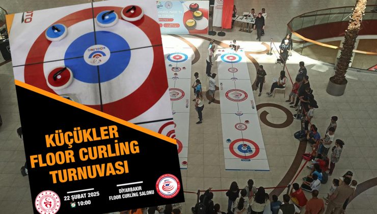 Diyarbakır’da Küçükler Floor Curling Turnuvası Heyecanı