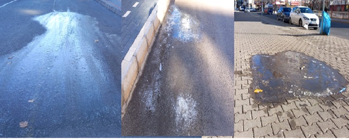 Diyarbakır’da Yağışlar Bitti Buzlanma Başladı