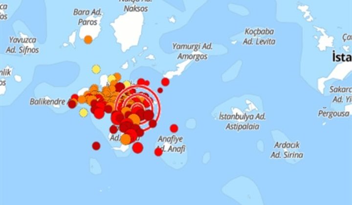 Ege Denizi’nde 4.0 büyüklüğünde deprem