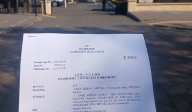 Narin davasında 12 kişi hakkında dava açıldı