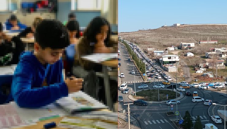 Diyarbakır’da Bursluluk Sınavı Yoğunluğu: Bazı yollar trafiğe kilitlendi