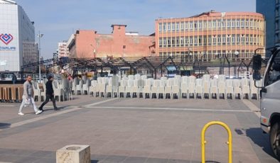 Dağkapı Meydanı’ndaki Ramazan Çadırı Yarına Hazır